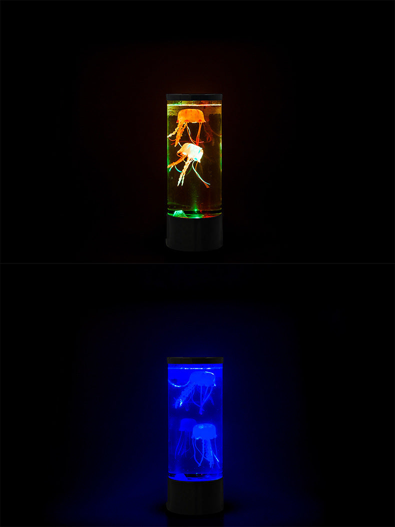 LED Jellyfish Aquarium Lamp Night