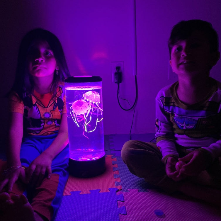 LED Jellyfish Aquarium Lamp Night