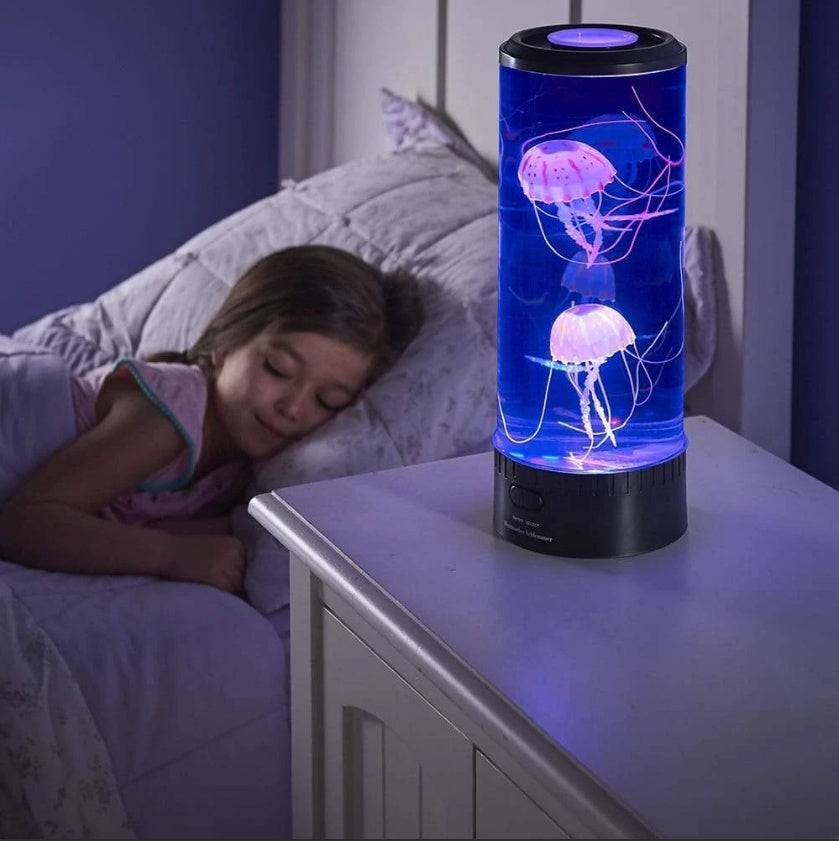 LED Jellyfish Aquarium Lamp Night