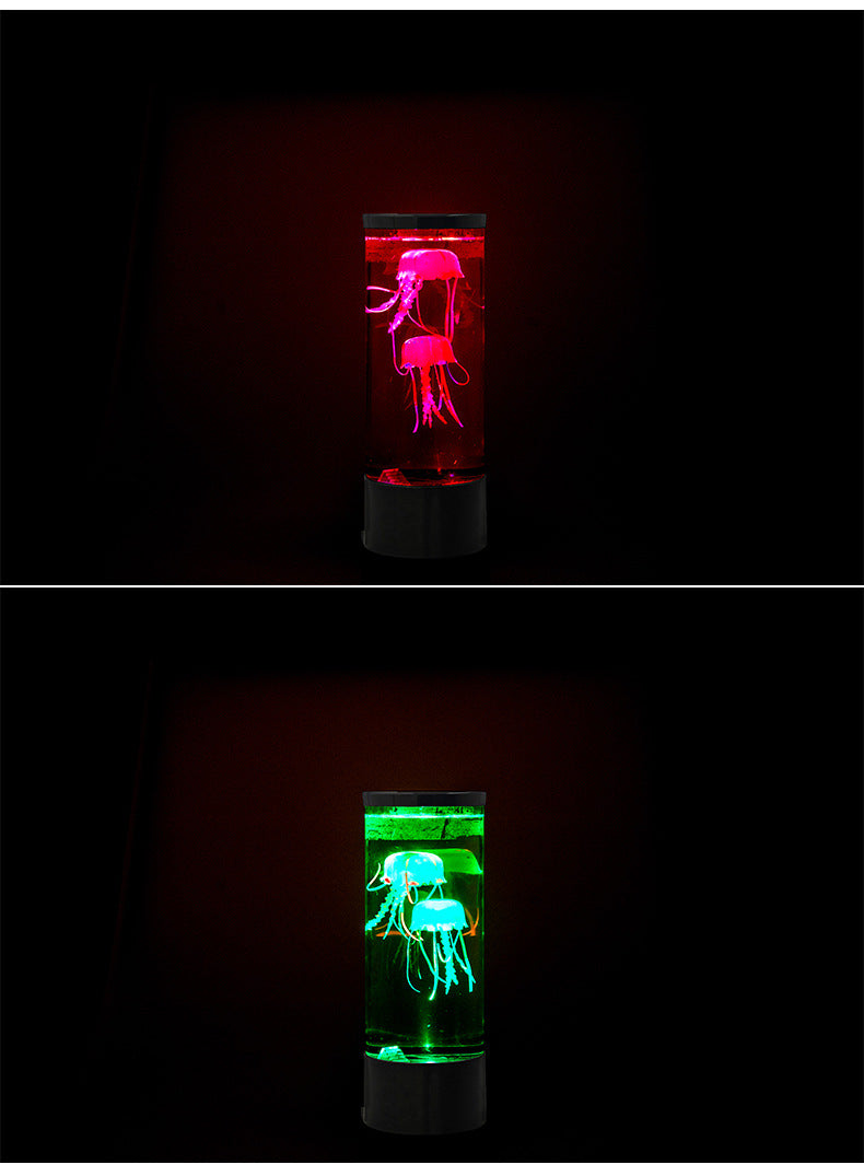 LED Jellyfish Aquarium Lamp Night