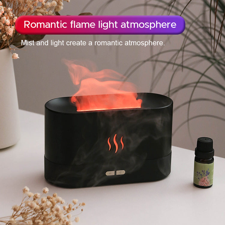USB Ultrasonic Flame Humidifier Led