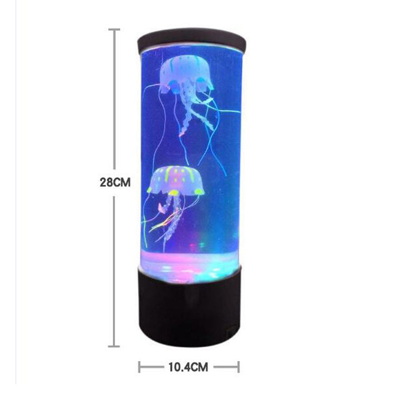 LED Jellyfish Aquarium Lamp Night