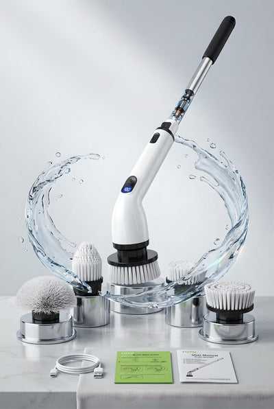 Homeheaven™ 9-in-1 Electric Spin Scrubber