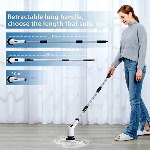 Homeheaven™ 9-in-1 Electric Spin Scrubber