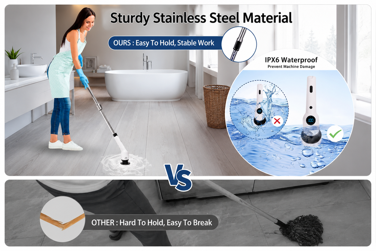 Homeheaven™ 9-in-1 Electric Spin Scrubber