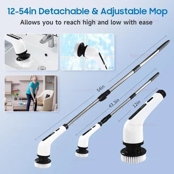 Homeheaven™ 9-in-1 Electric Spin Scrubber