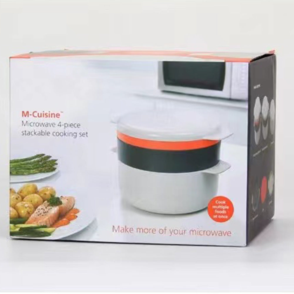 Plastic Microwave Steaming Container Gadgets