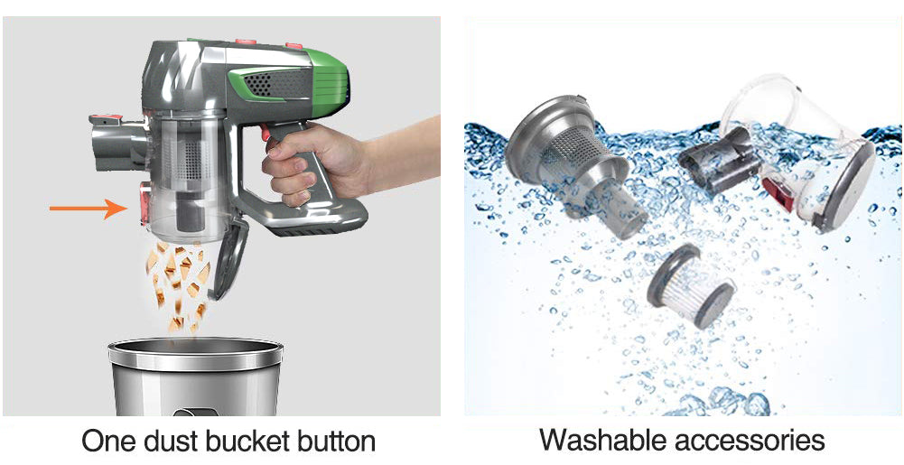 Handheld Wireless Vaccum Cleaner Foldable