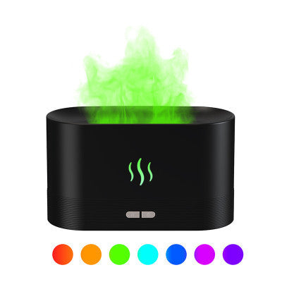 USB Ultrasonic Flame Humidifier Led