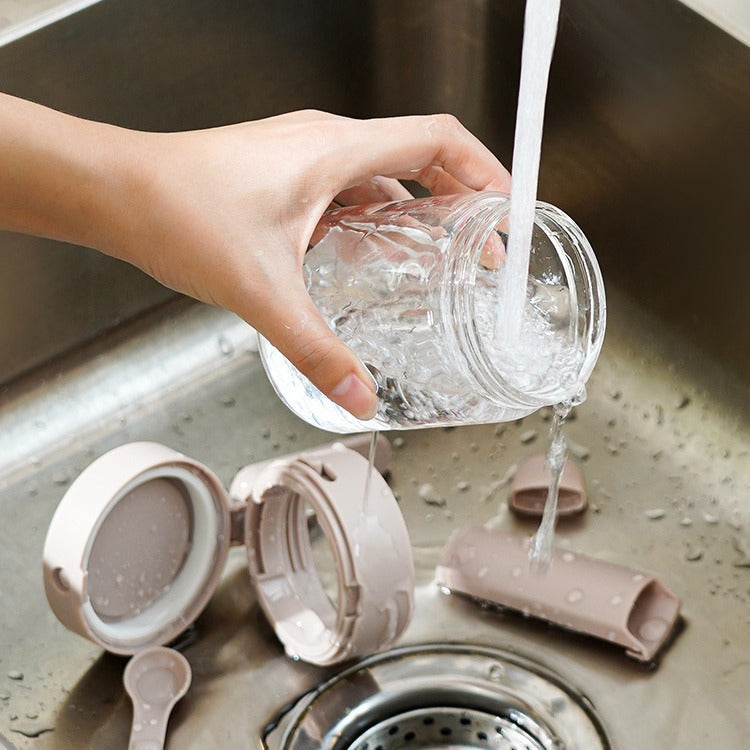 Small Seasoning Jars Lids Spoons