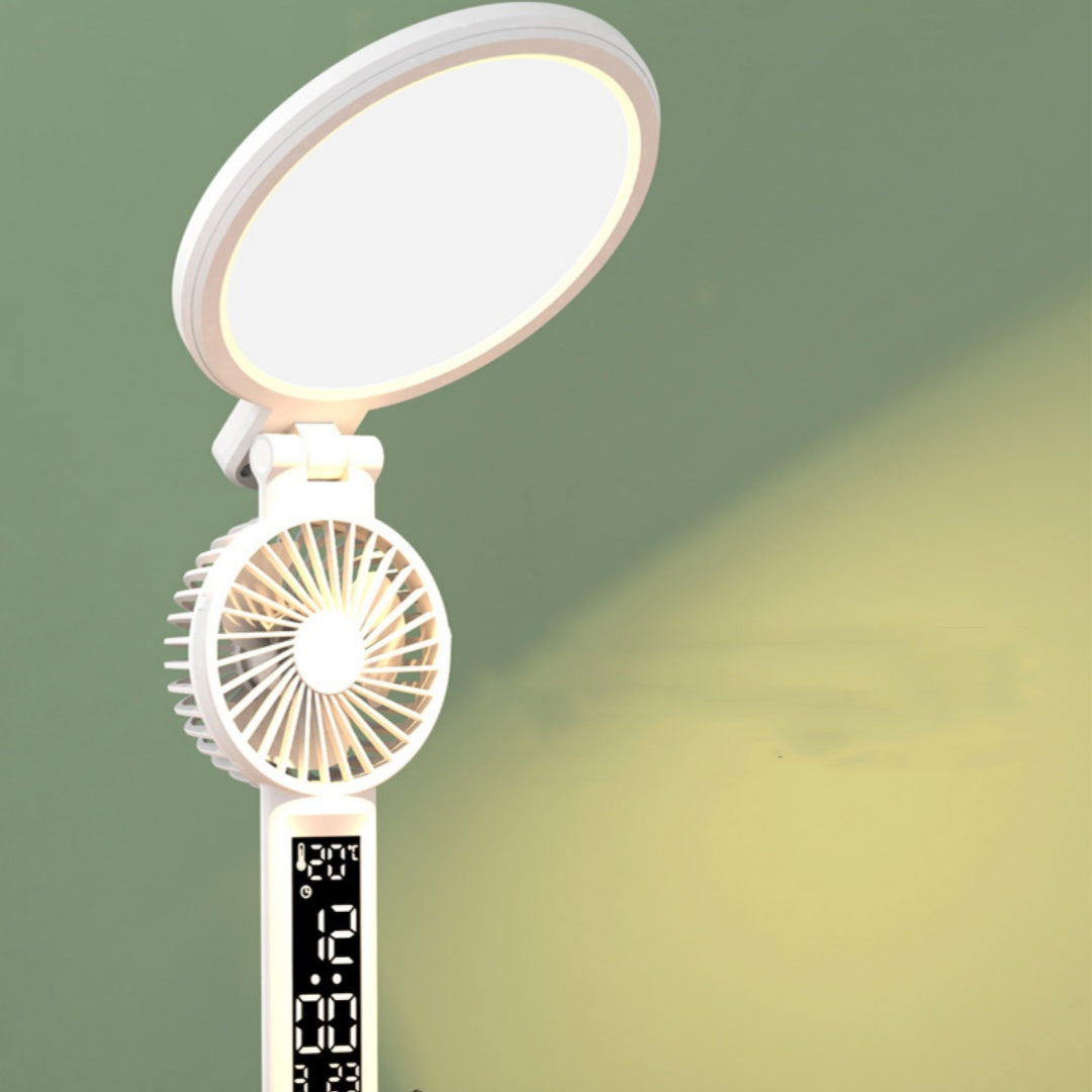 LED Clock Table Lamp USB