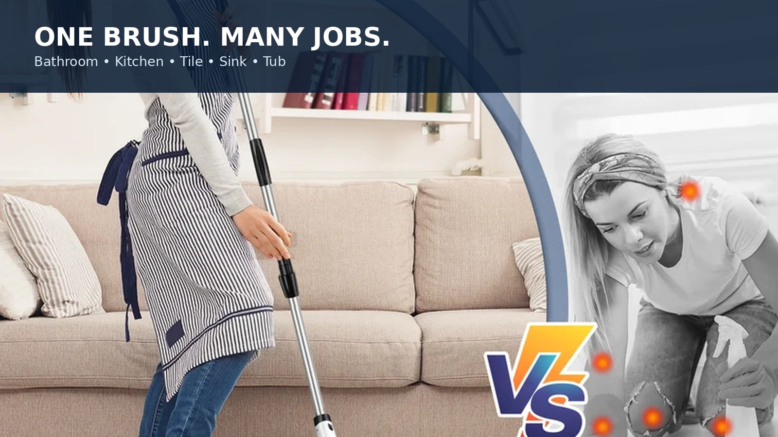 HomeHaven cleaning brush use cases